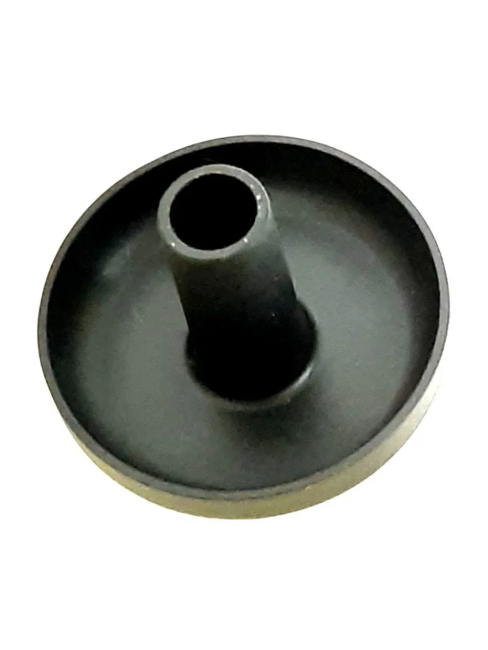 IKEA Black Iron Candle Holder Round Base with Center Stem for Taper Candles